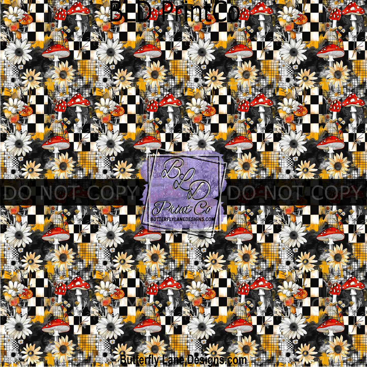 PV 2305 Mushroom and flower collage