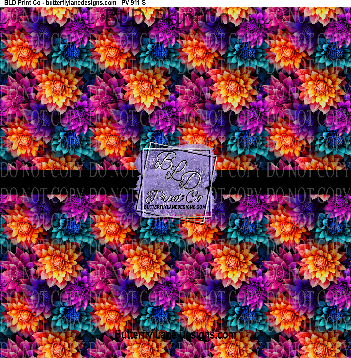 Neon florals  PV 911   Patterned Vinyl