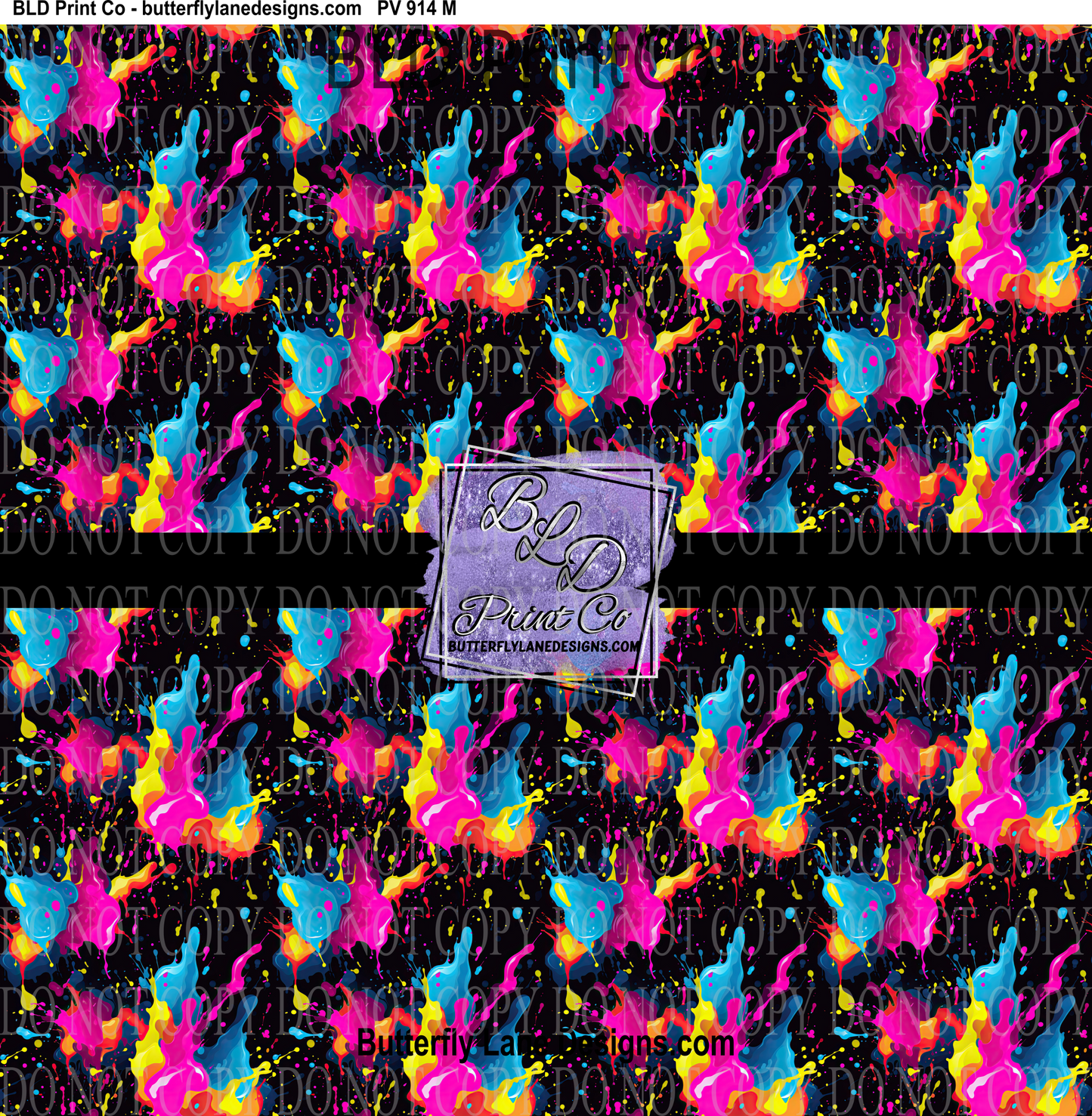 Neon splashes  PV 914   Patterned Vinyl
