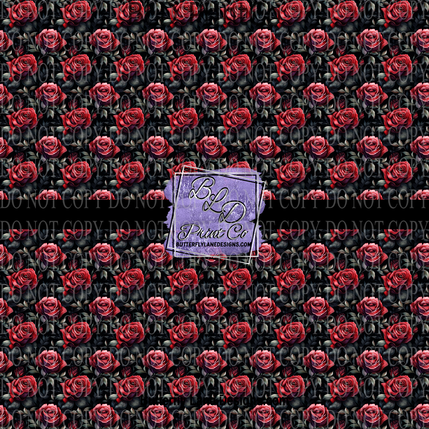 Dark Romance- Roses PV956    Patterned Vinyl