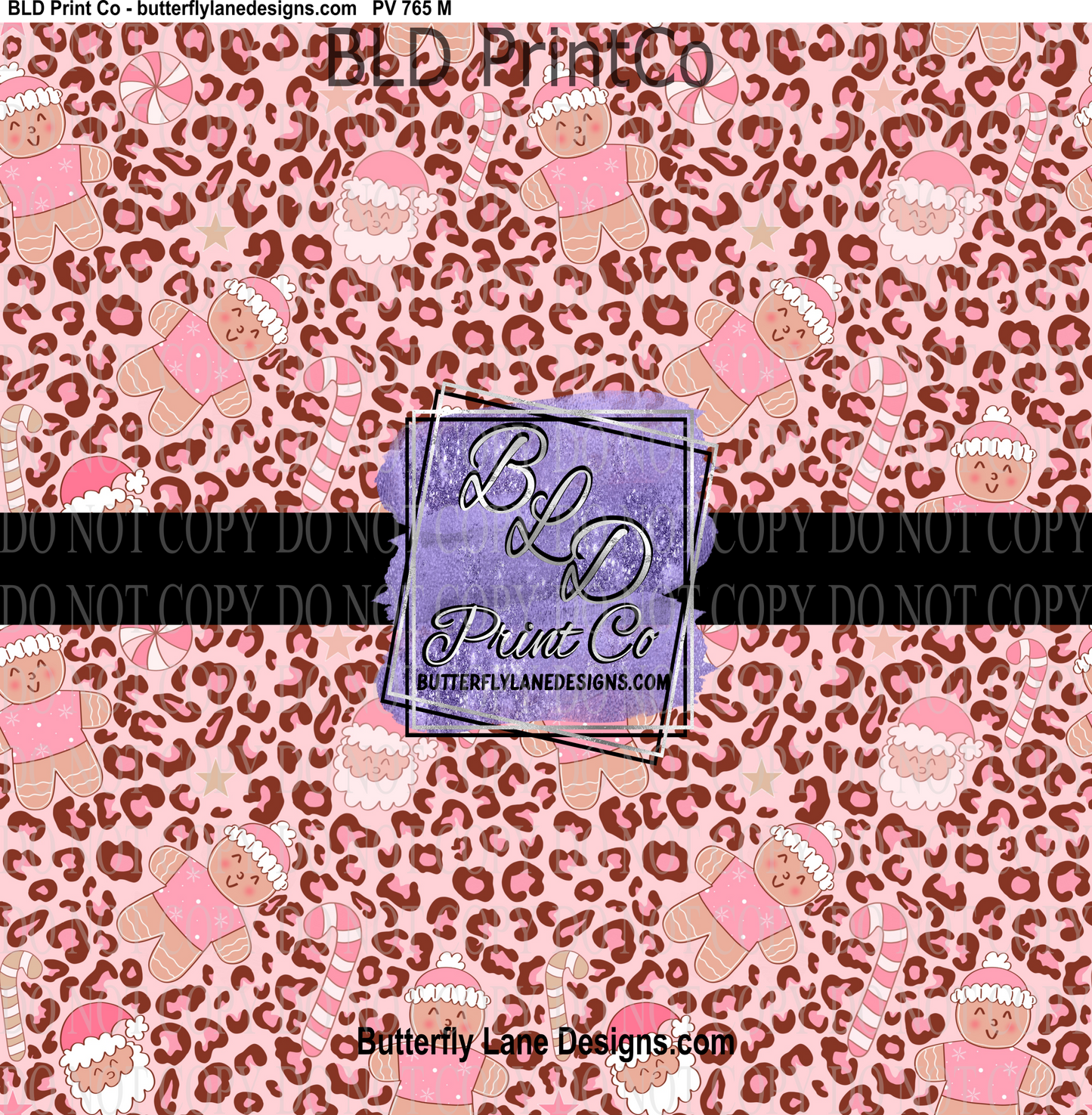 Pink Groovy Christmas   - PV 765 M   Patterned Vinyl