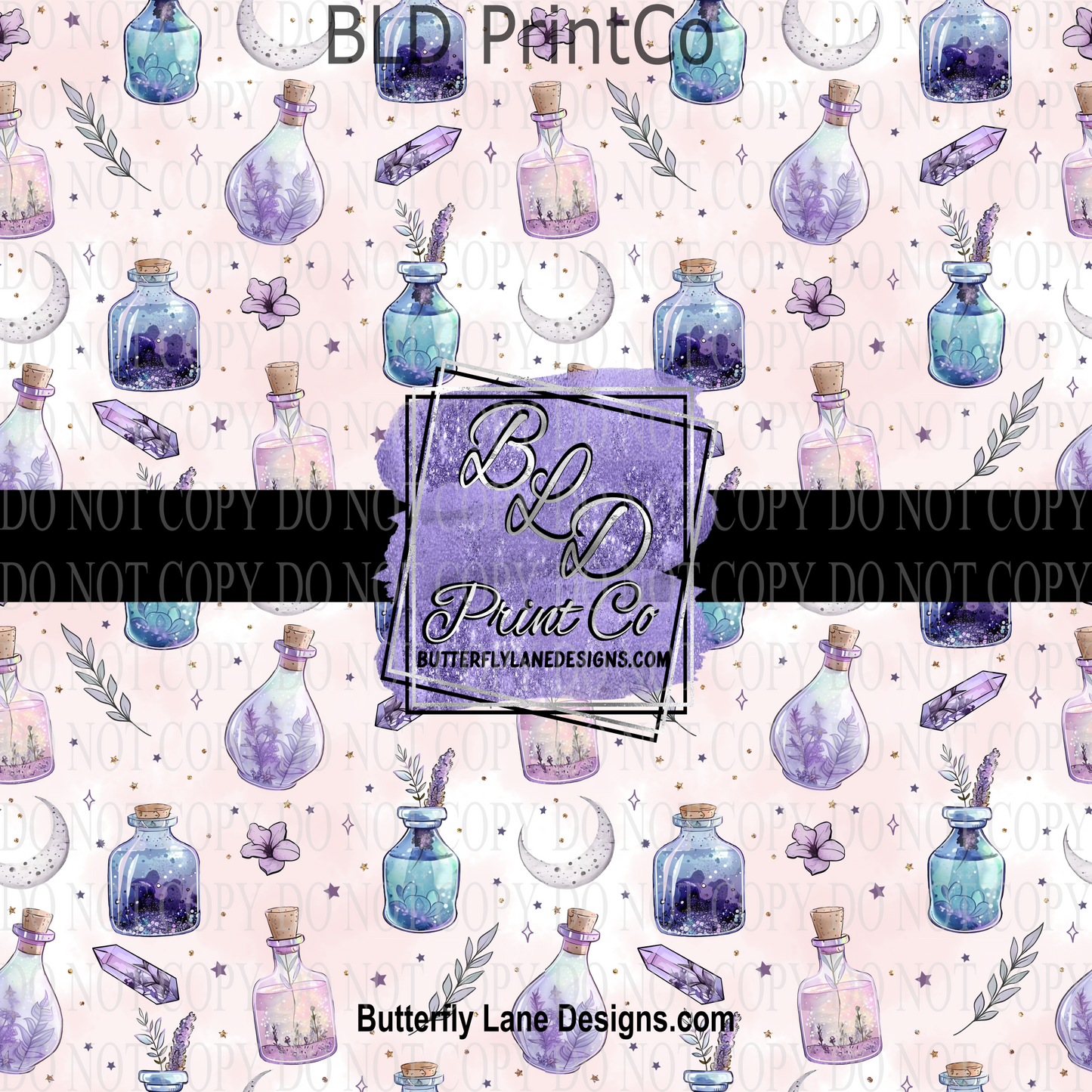 Potions and Crystals PV 1208 :: Patterned Vinyl