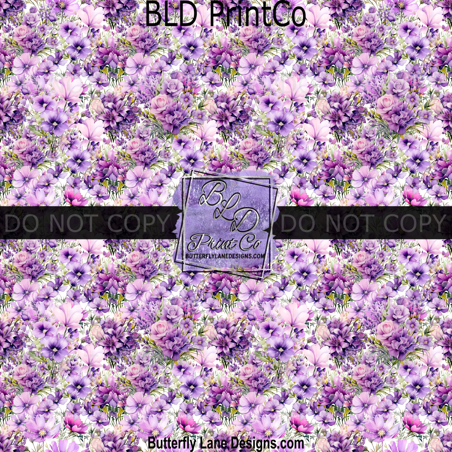 Purple Florals BPV-112