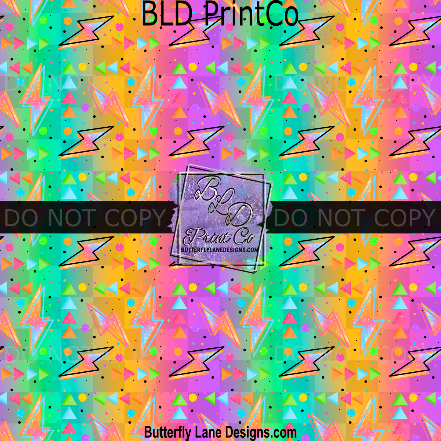 Retro Bright Neon ombre BPV-118