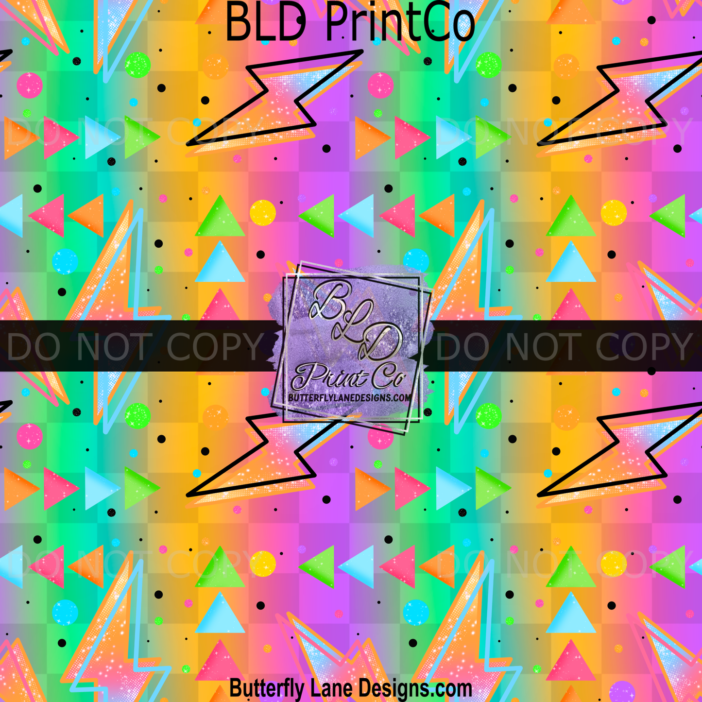 Retro Bright Neon ombre BPV-118