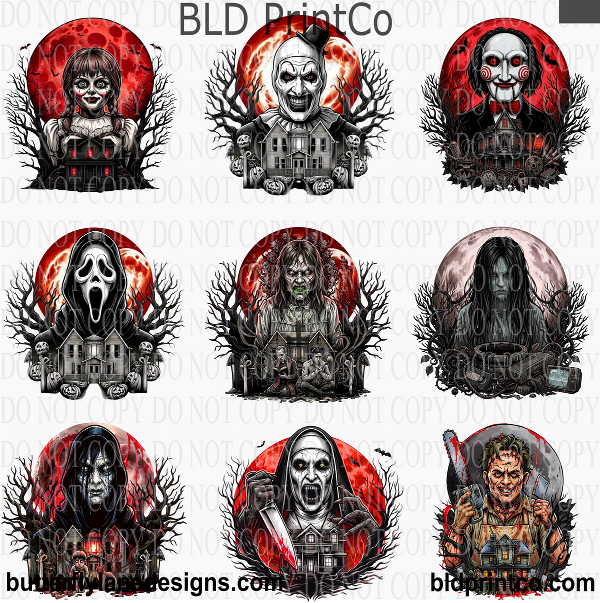 Scary Movie People: Element Decal Sheet: CAPS 94