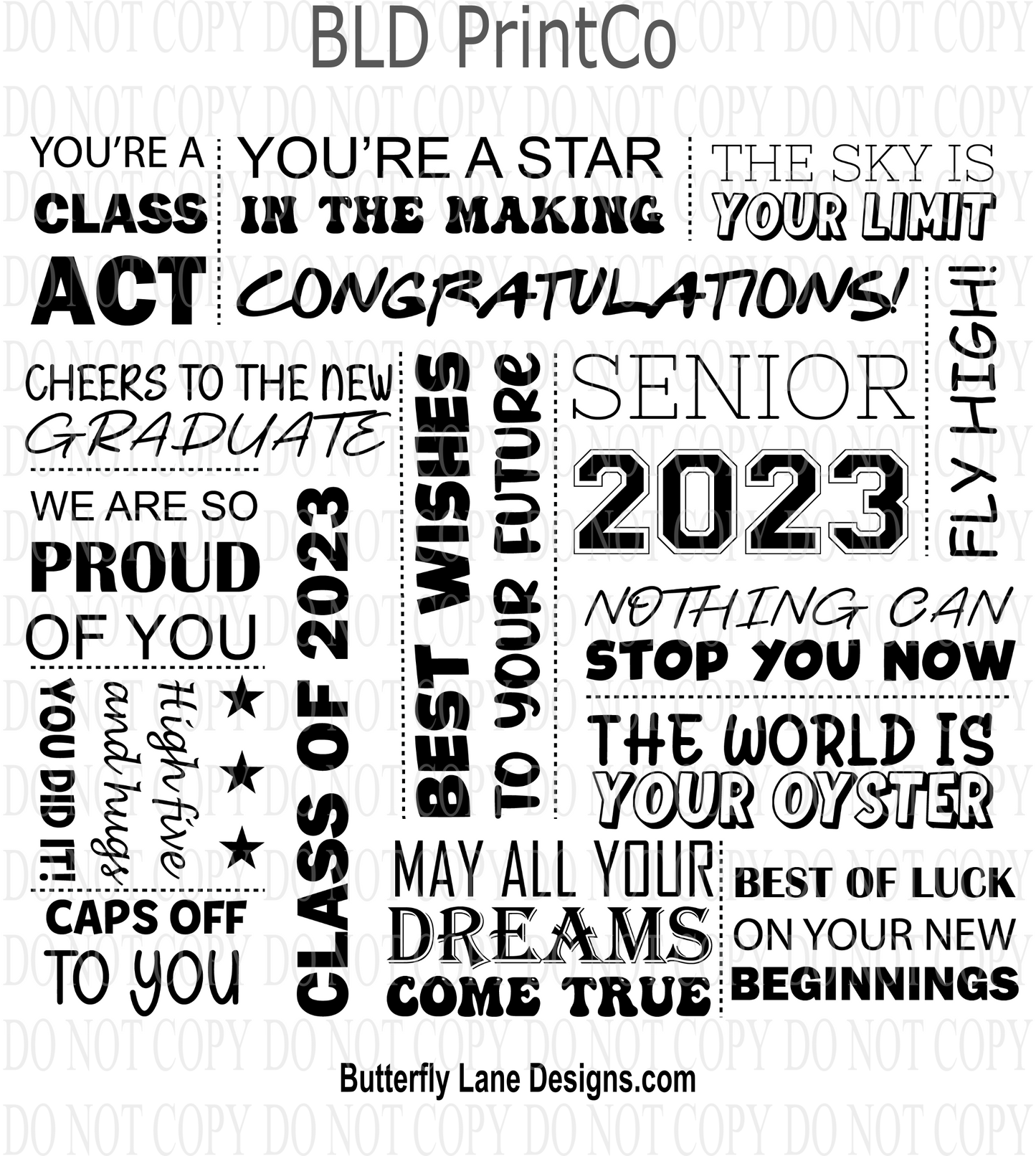 Senior 2023 wrap: Tumbler wrap
