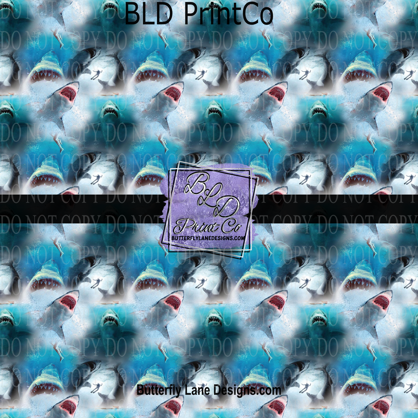 Shark attack - PV 1057   Patterned Vinyl