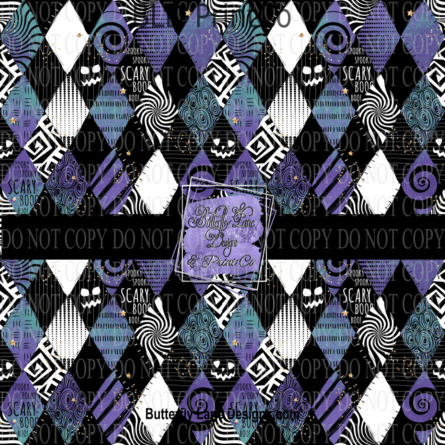 Spooky Spooky Boo   PV 647   Patterned Vinyl