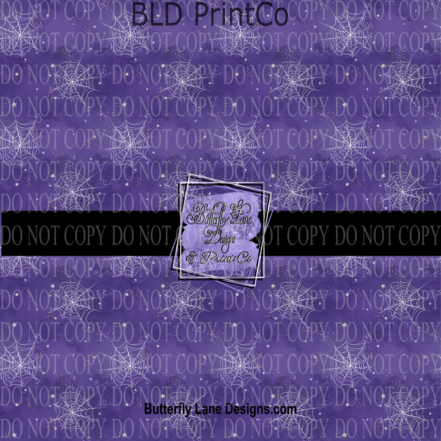 Spooky Halloween webs-purple  PV 650   Patterned Vinyl