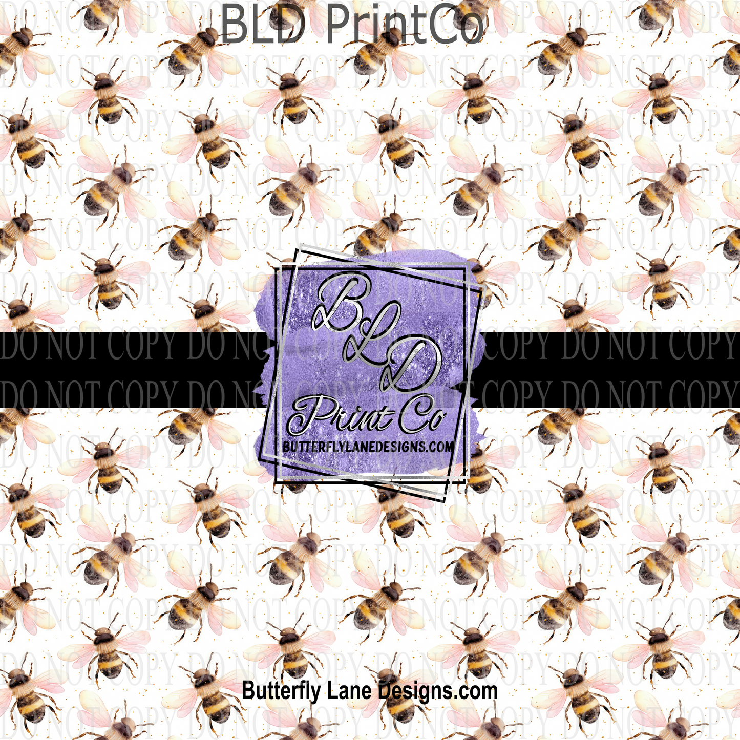 Sweet Spring Bees- PV 929   Patterned Vinyl