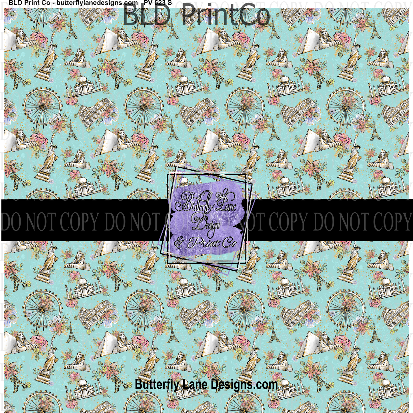 Travel with me 1   PV623 -  Patterned Vinyl