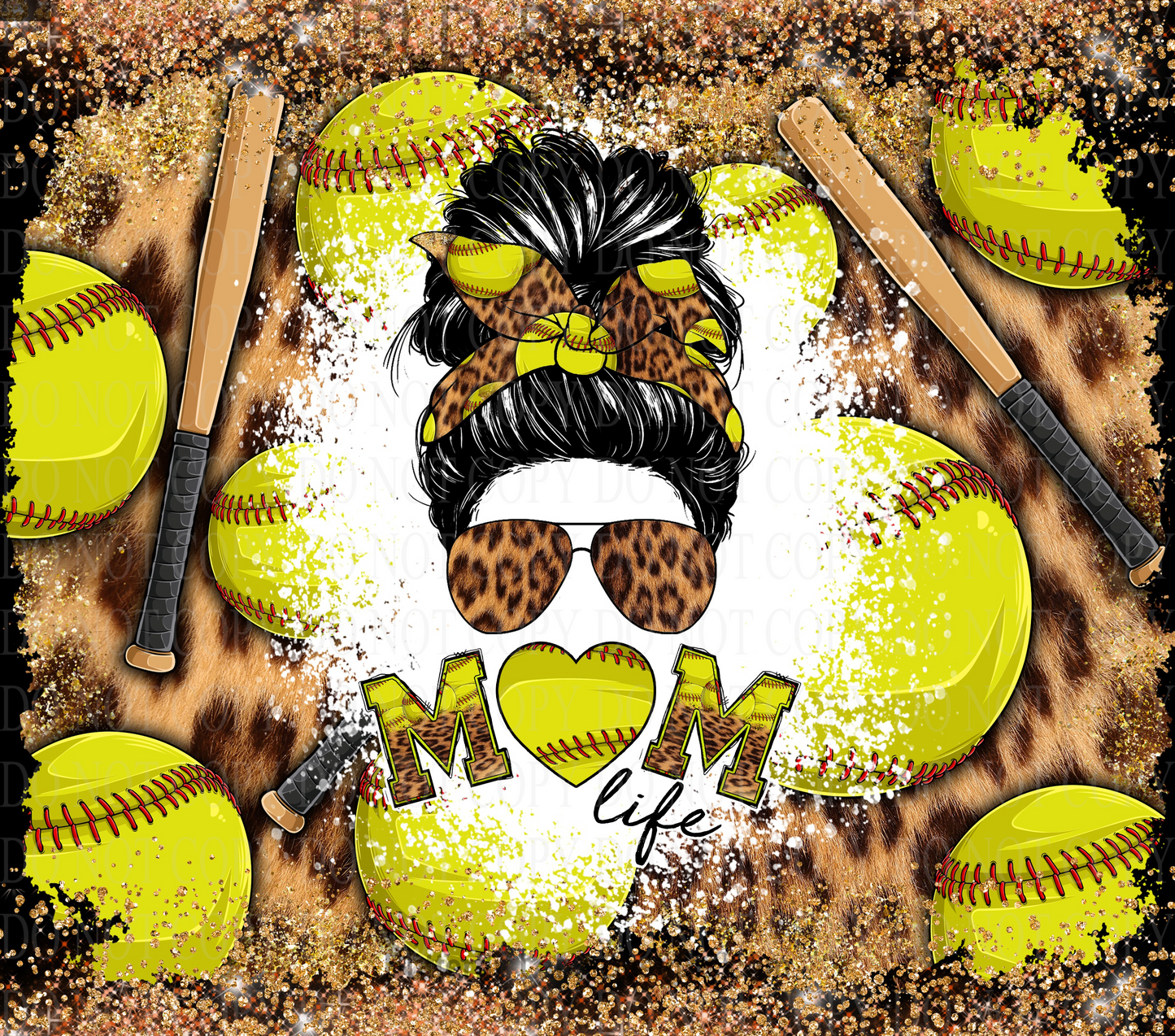 W204 Softball Mom: Tumbler wrap