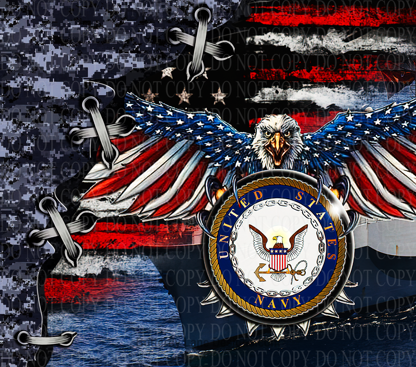 W207 US Navy: Tumbler wrap