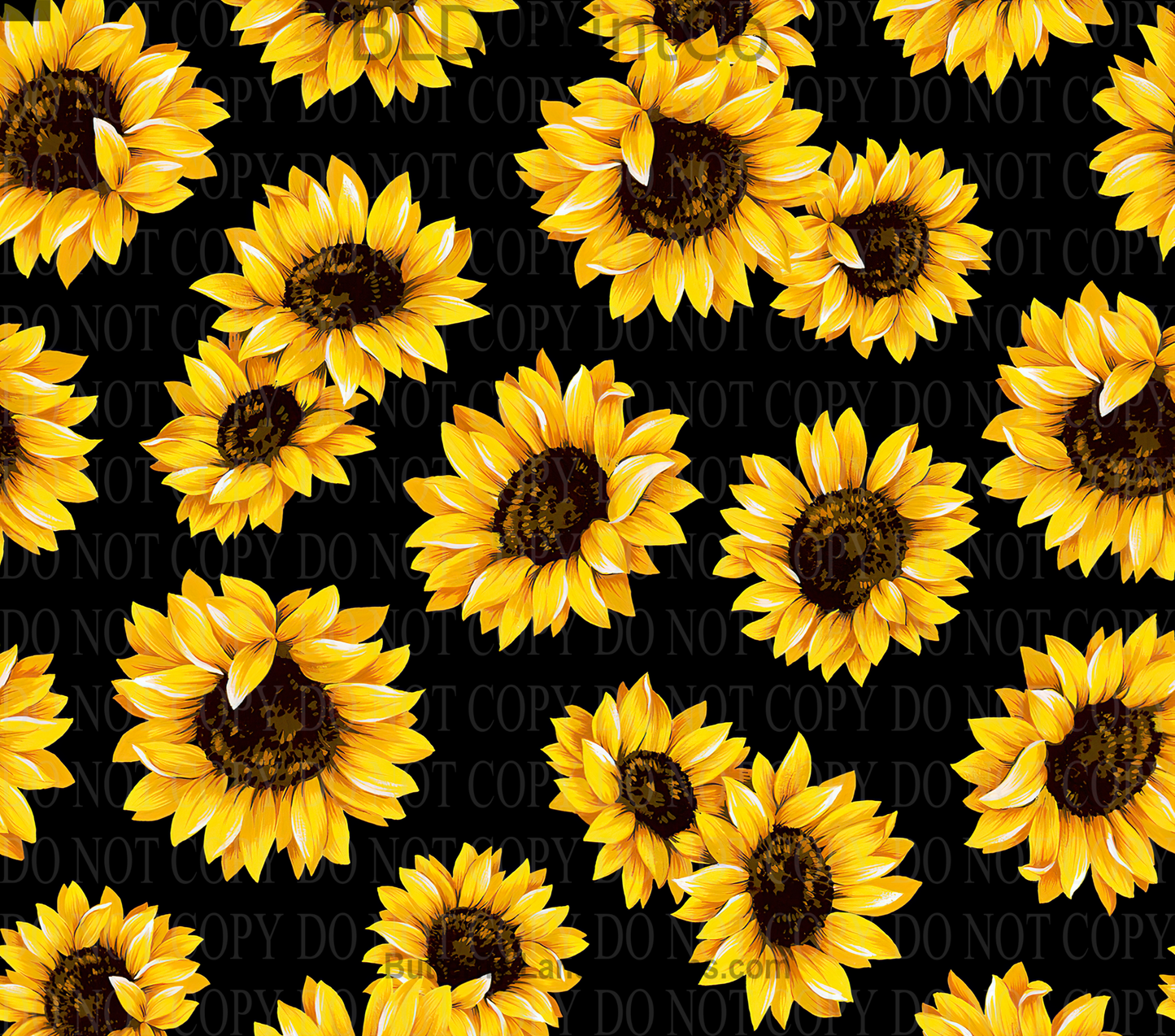 W258 Sunflowers: Tumbler wrap