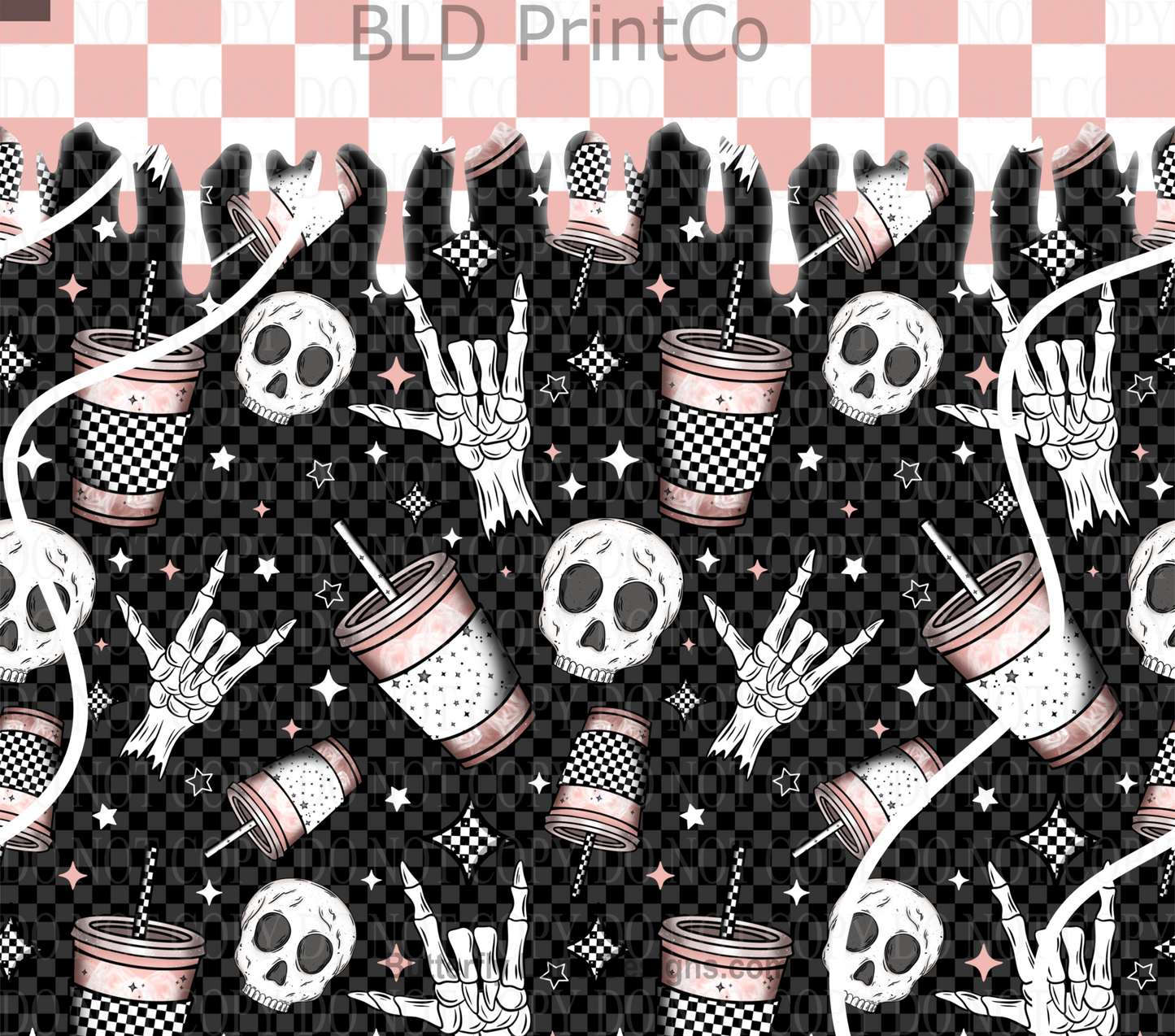 Overcaffeinated Tumbler wrap W286