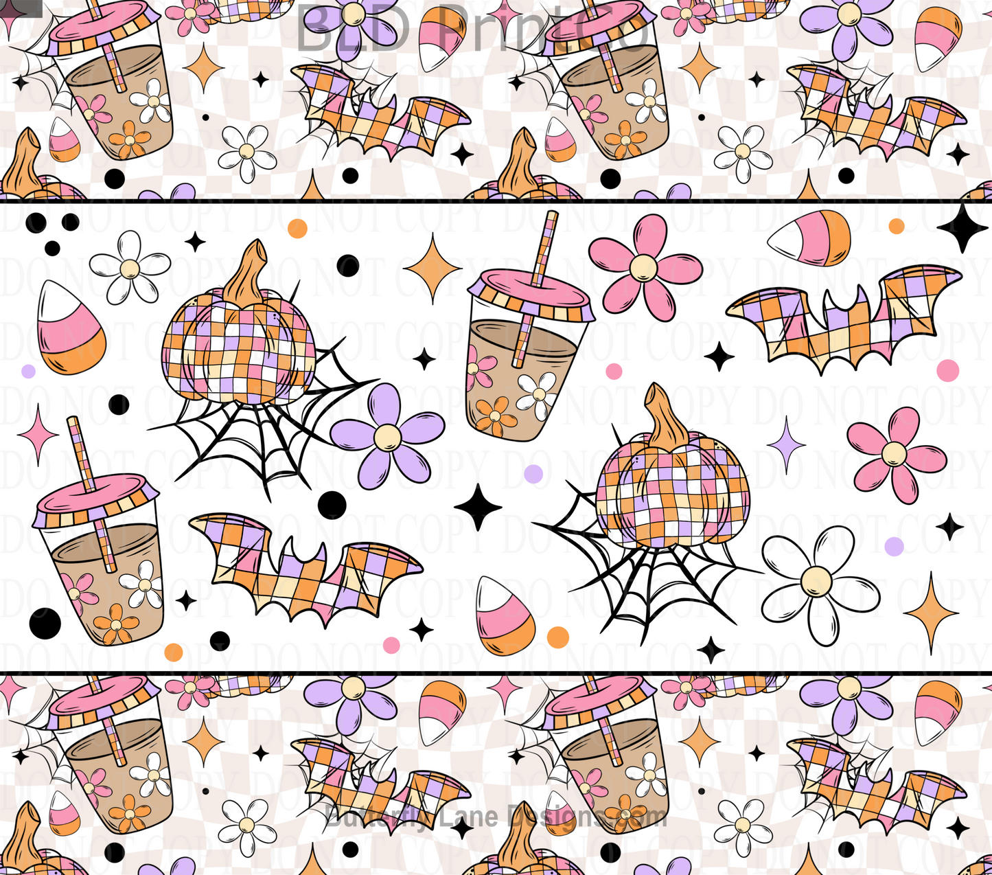 W316 Spooky Fall fun iced coffee