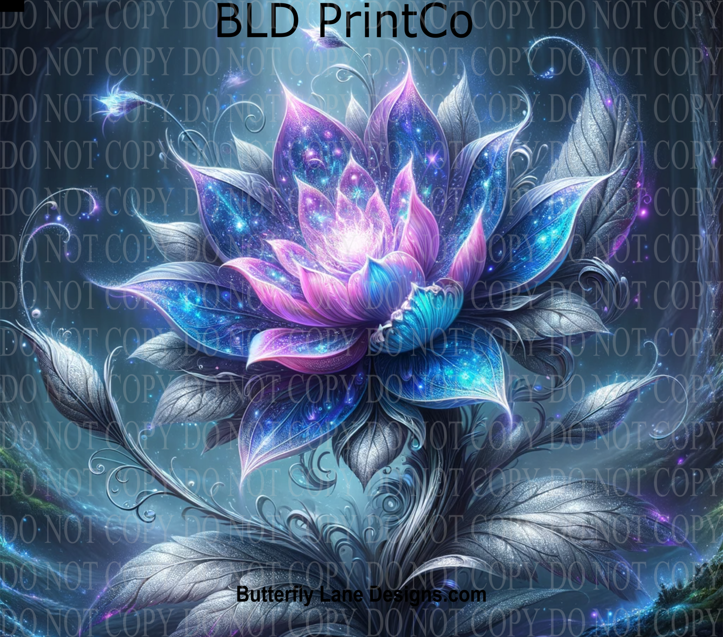 W488 Glowing Lotus flower