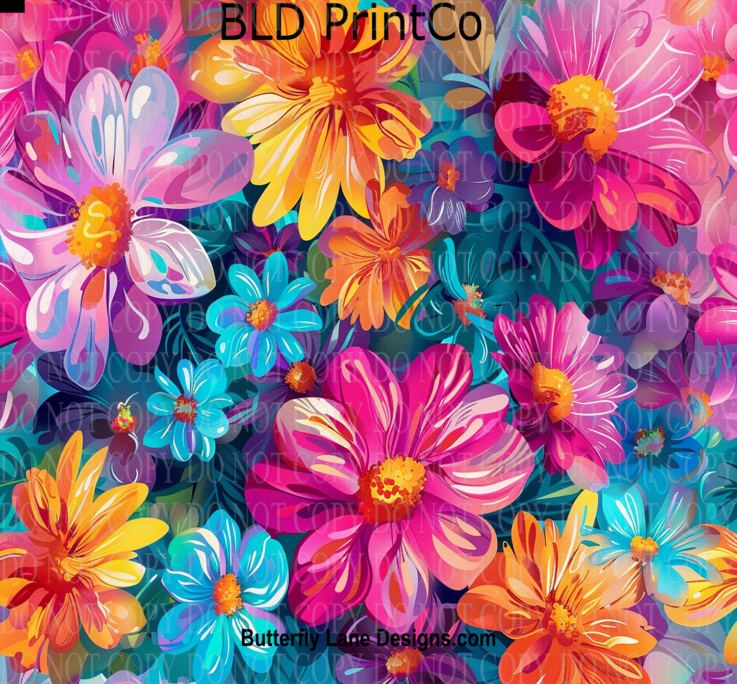 W519 Vibrant Florals