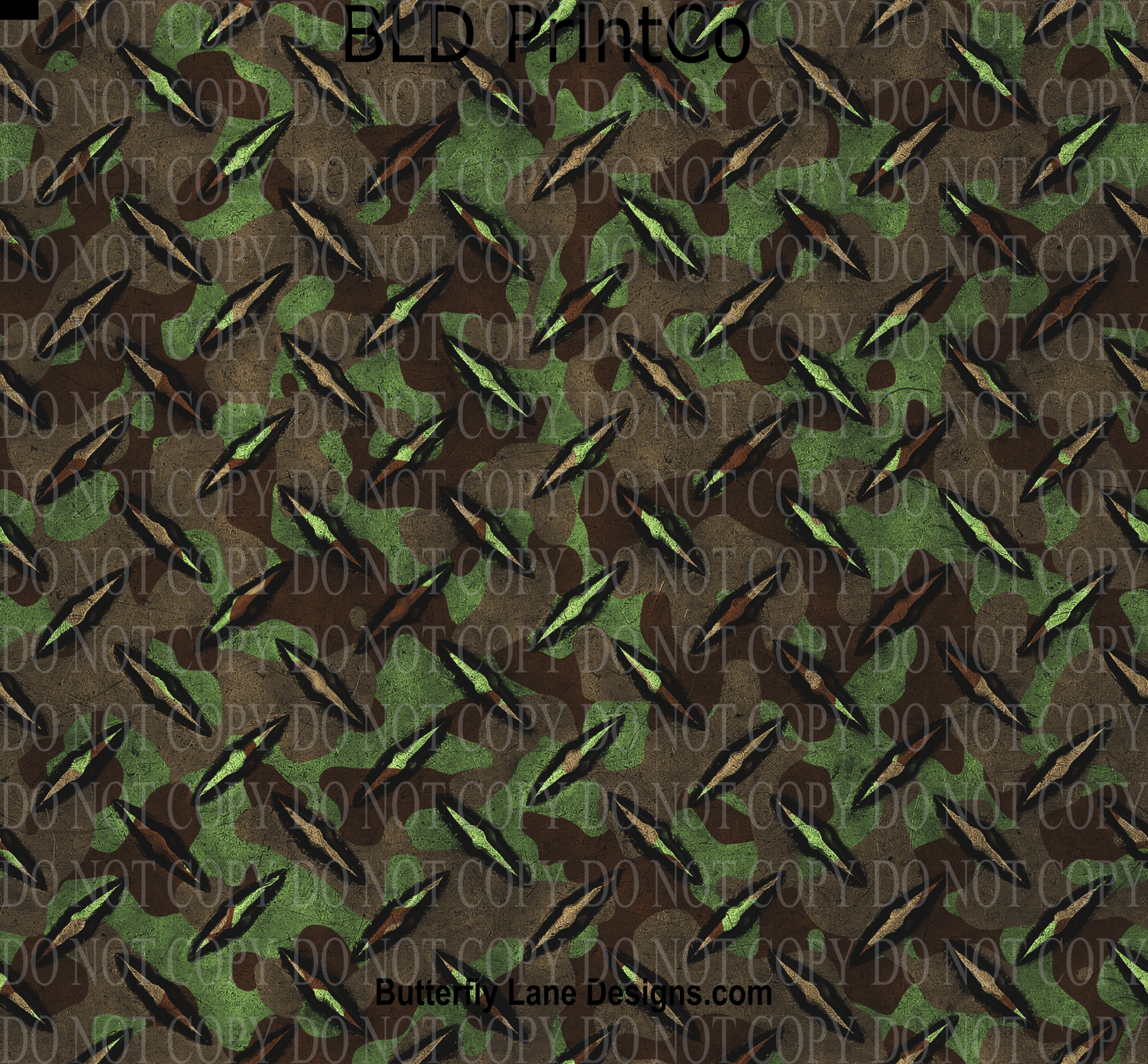 W528 Camo Diamond Plate