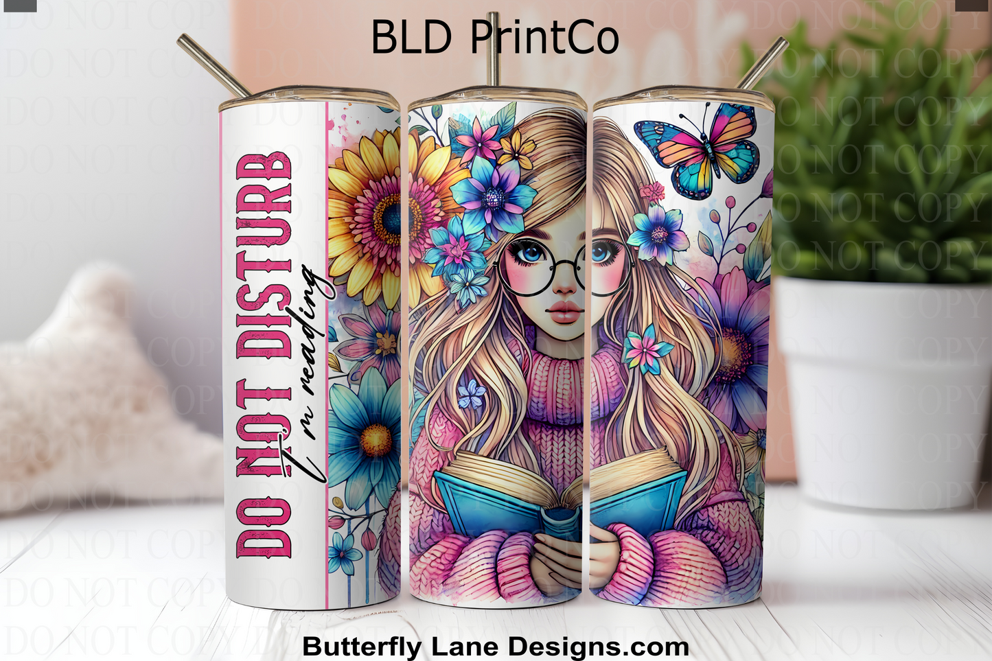W582 Do not Distrub-Im reading-Pink tones