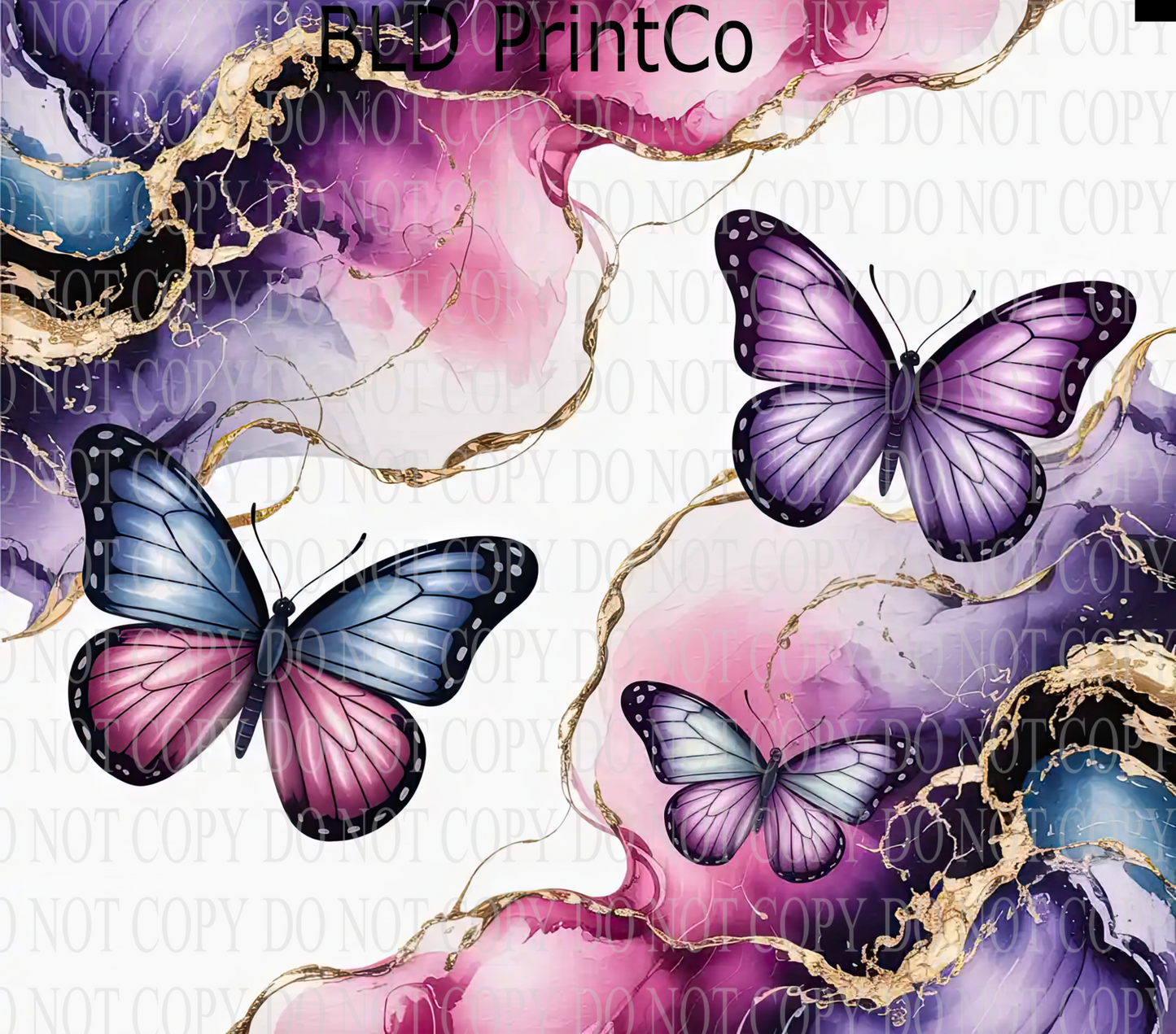W887 Butterflies and watercolors