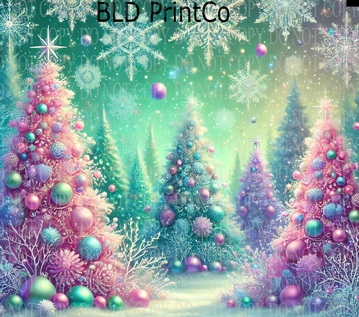 W896 Soft pastel christmas