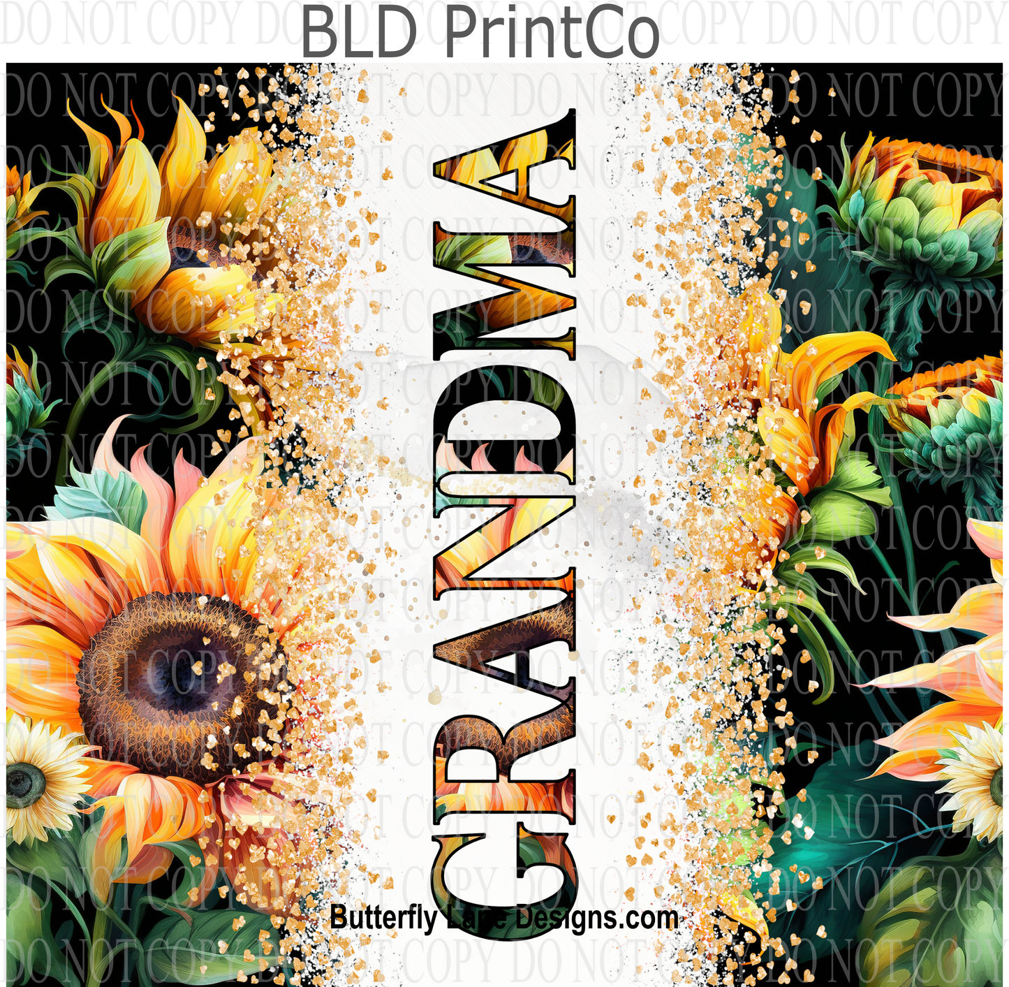 Grandma-Sunflower wrap W95