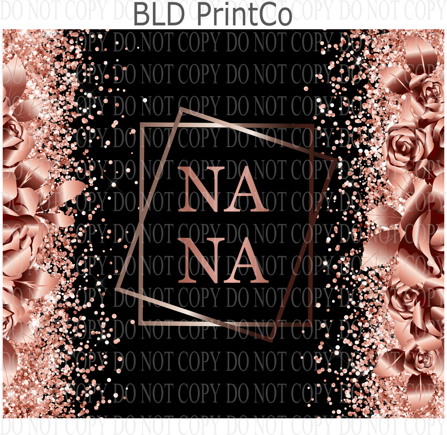 Rose Gold & Black NANA W97