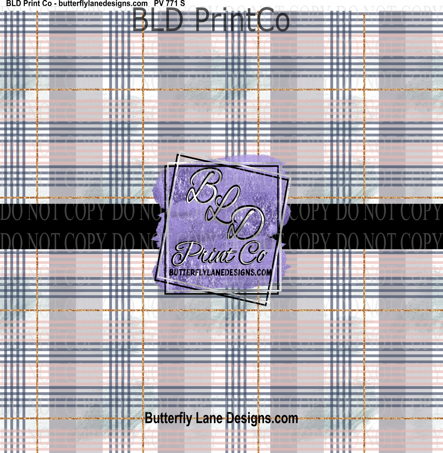 Winter Plaid - PV 771 Patterned Vinyl