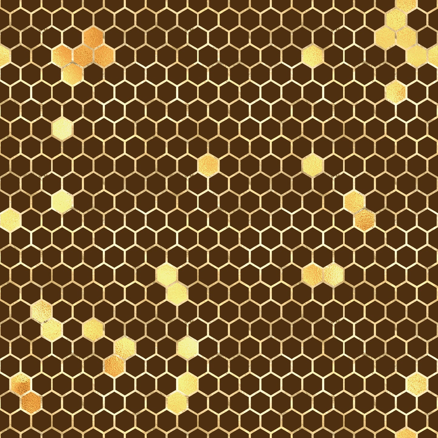 Honey Comb-Brown- 018 Vinyl Sheet