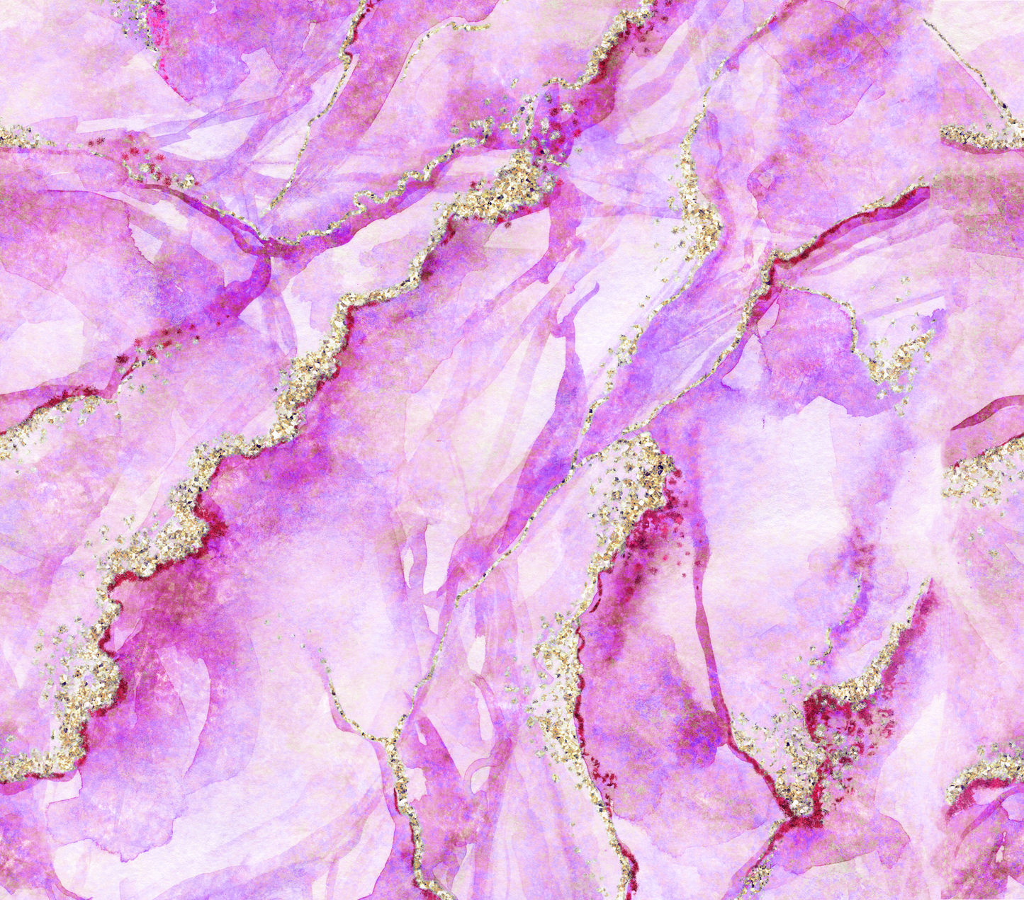 Pink and gold glitter effect marble- 022 Vinyl Sheet