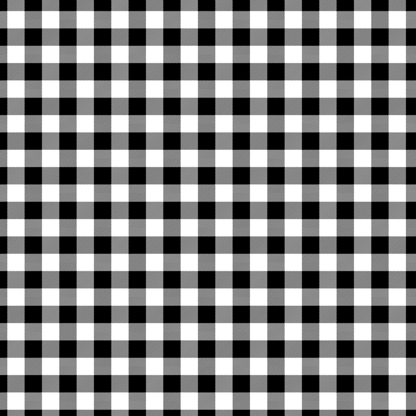 Plaid Black and White-048 Vinyl Sheet