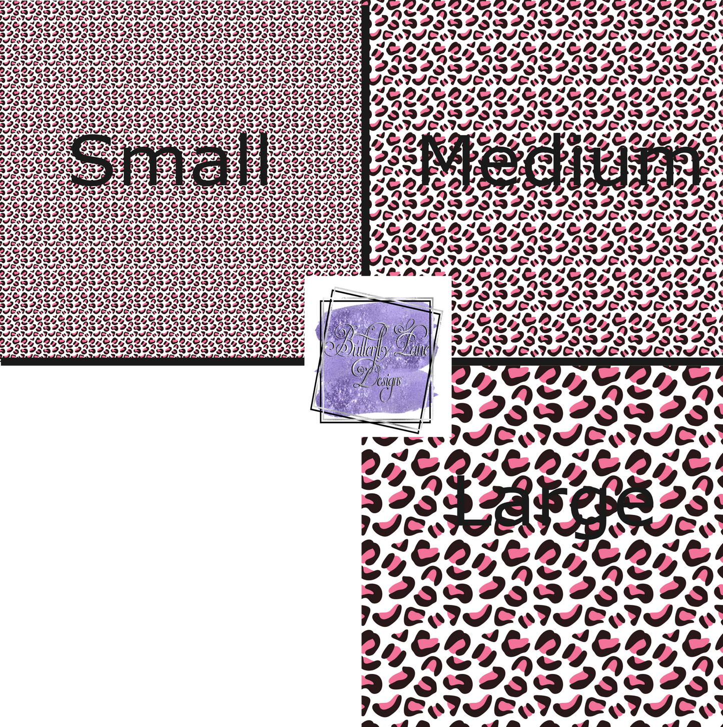 Leopard Print-Pink PV118 Patterned Vinyl