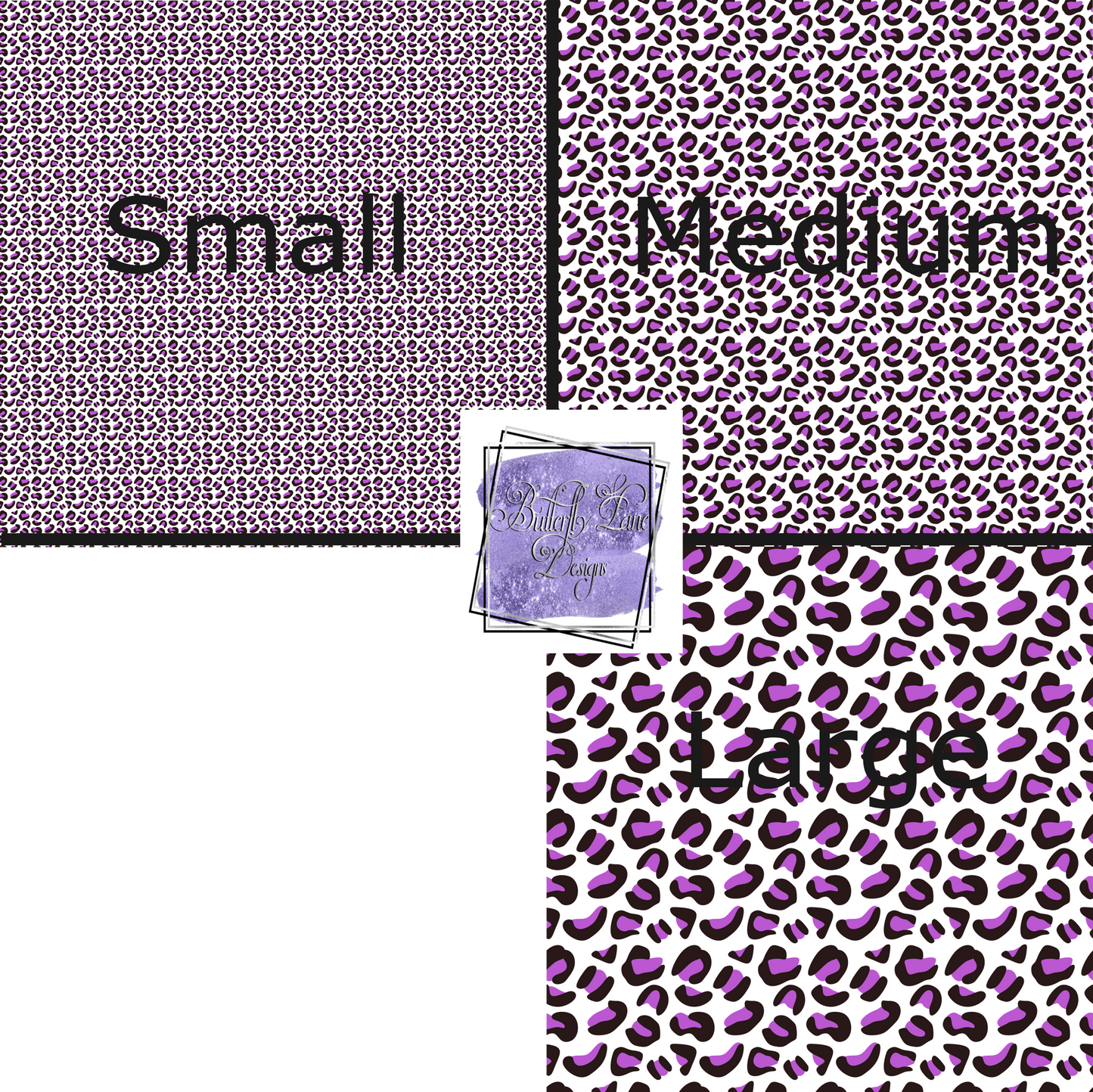 Leopard Print-Purple V119 Patterned Vinyl