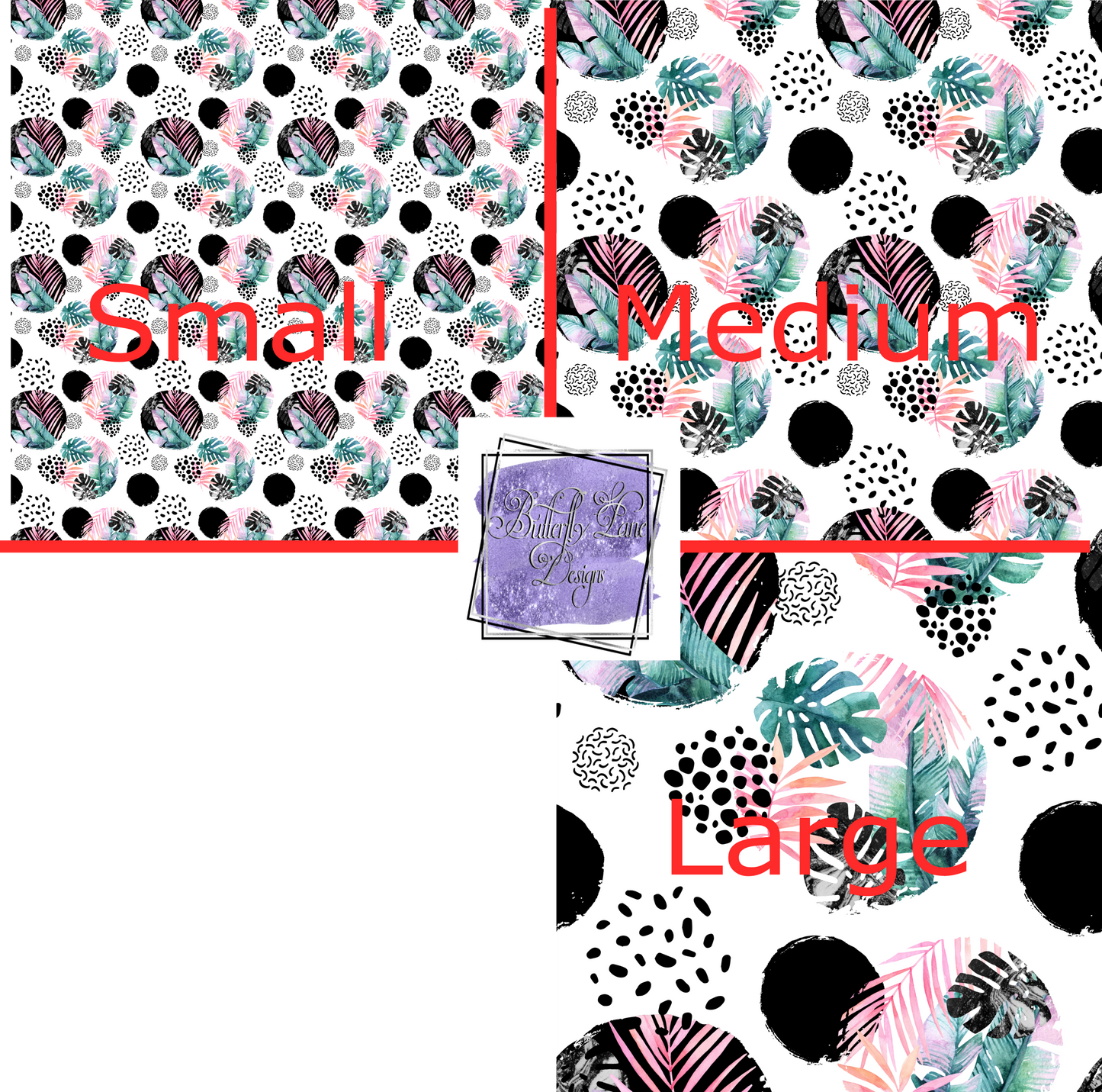 Tropical abstract-PV137 Patterned Vinyl