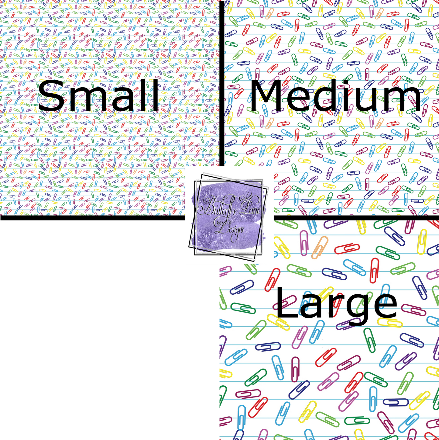 Paper-paperclips PV166- Patterned Vinyl