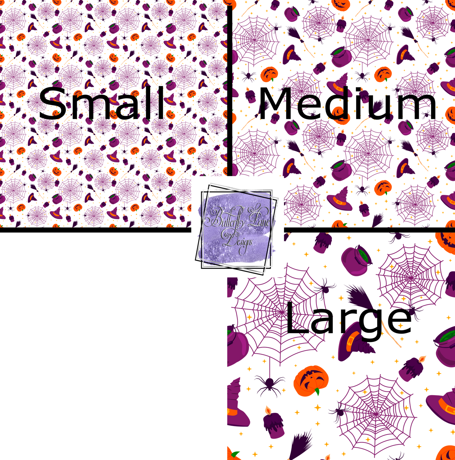 176T Purple Halloween- PV176T- Patterned Vinyl