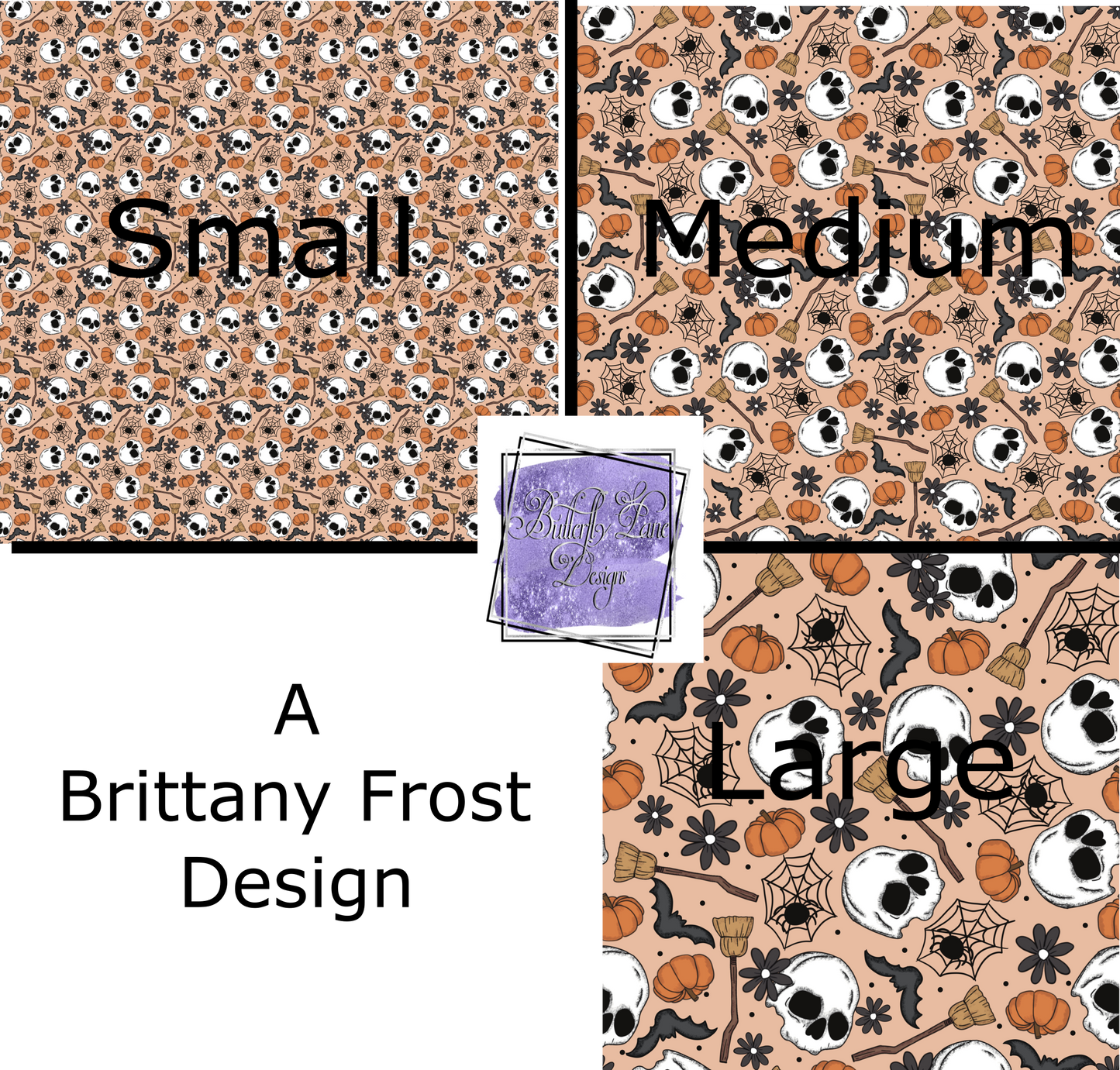 Halloween Brittany Frost Designs-PV 190- Patterned Vinyl