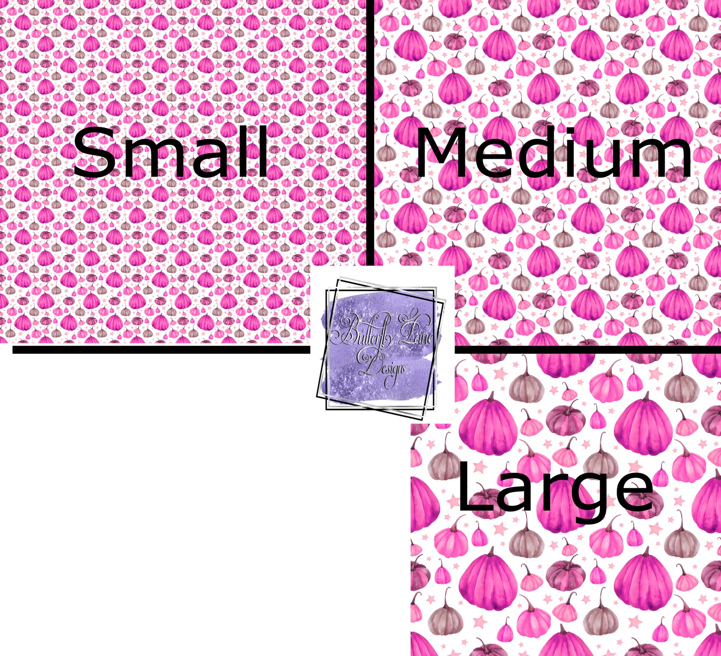 Pumpkins & Pumpkins in pink PV 235- Patterned Vinyl
