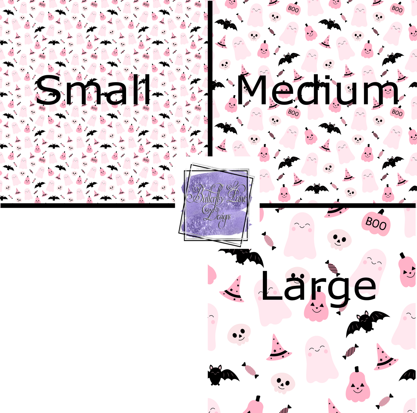Pink Halloween PV 239- Patterned Vinyl