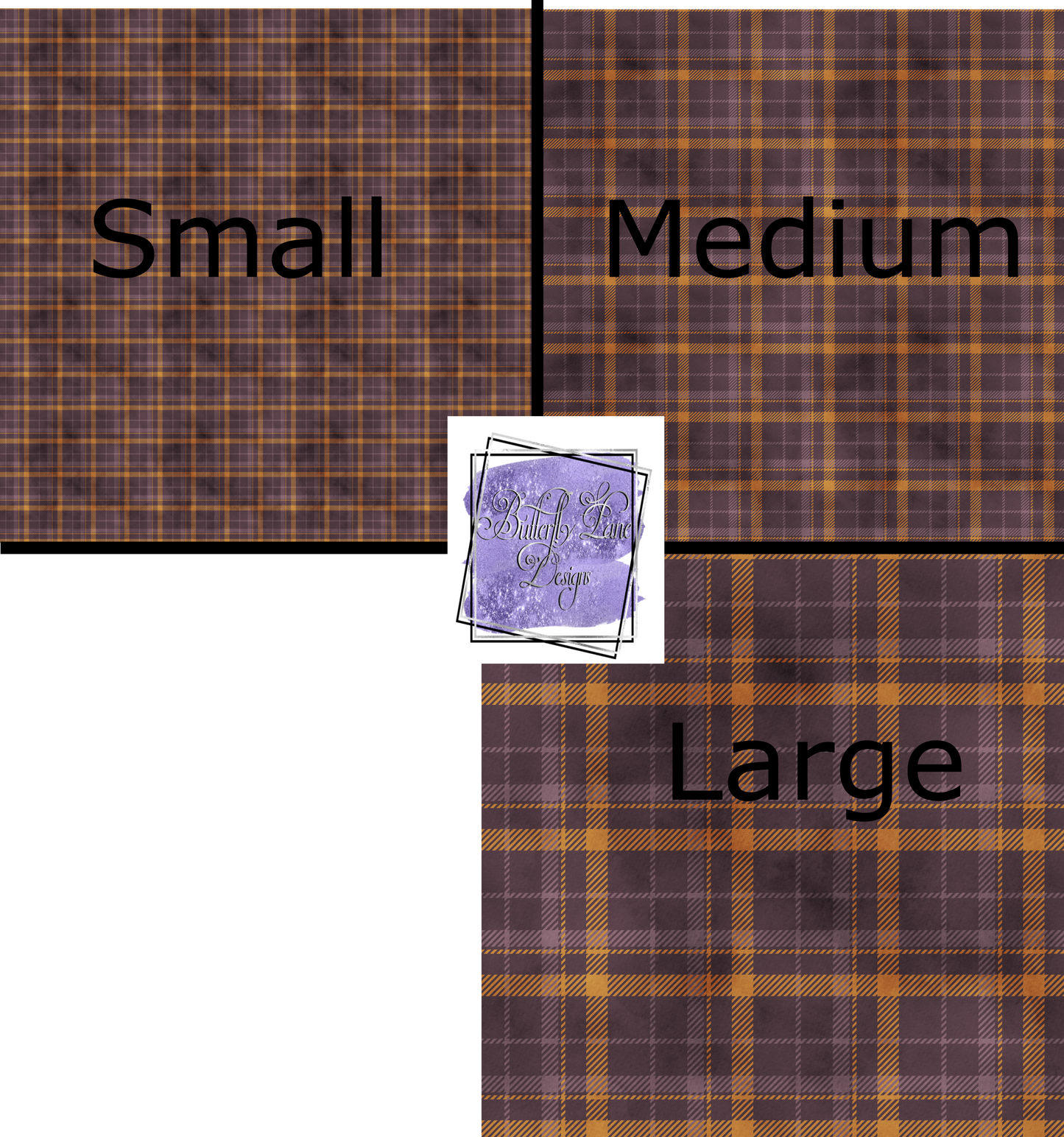 Fall Plaids 01 PV258 Patterned Vinyl
