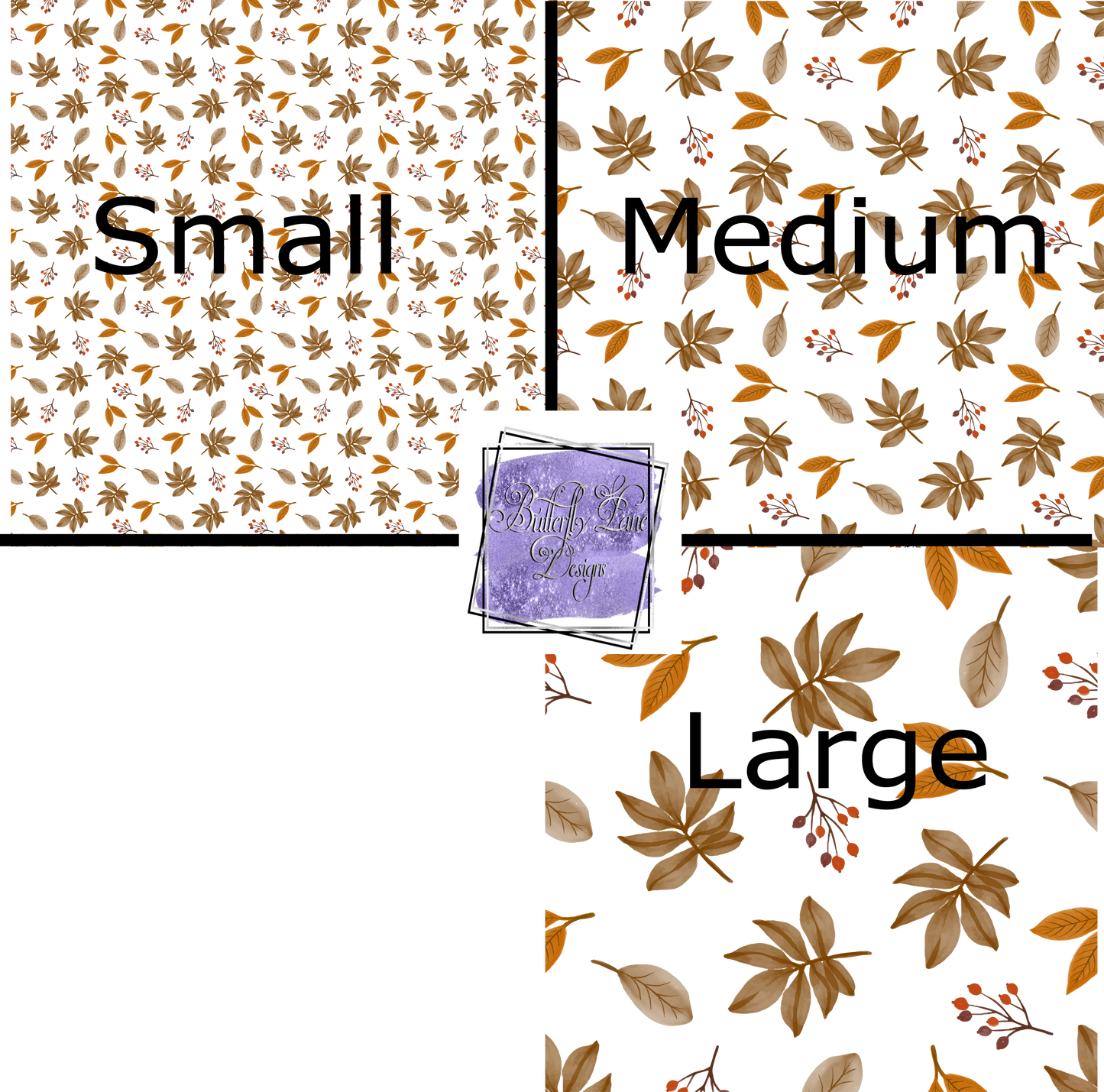 Fall leaves 01 PV 261- Patterned Vinyl