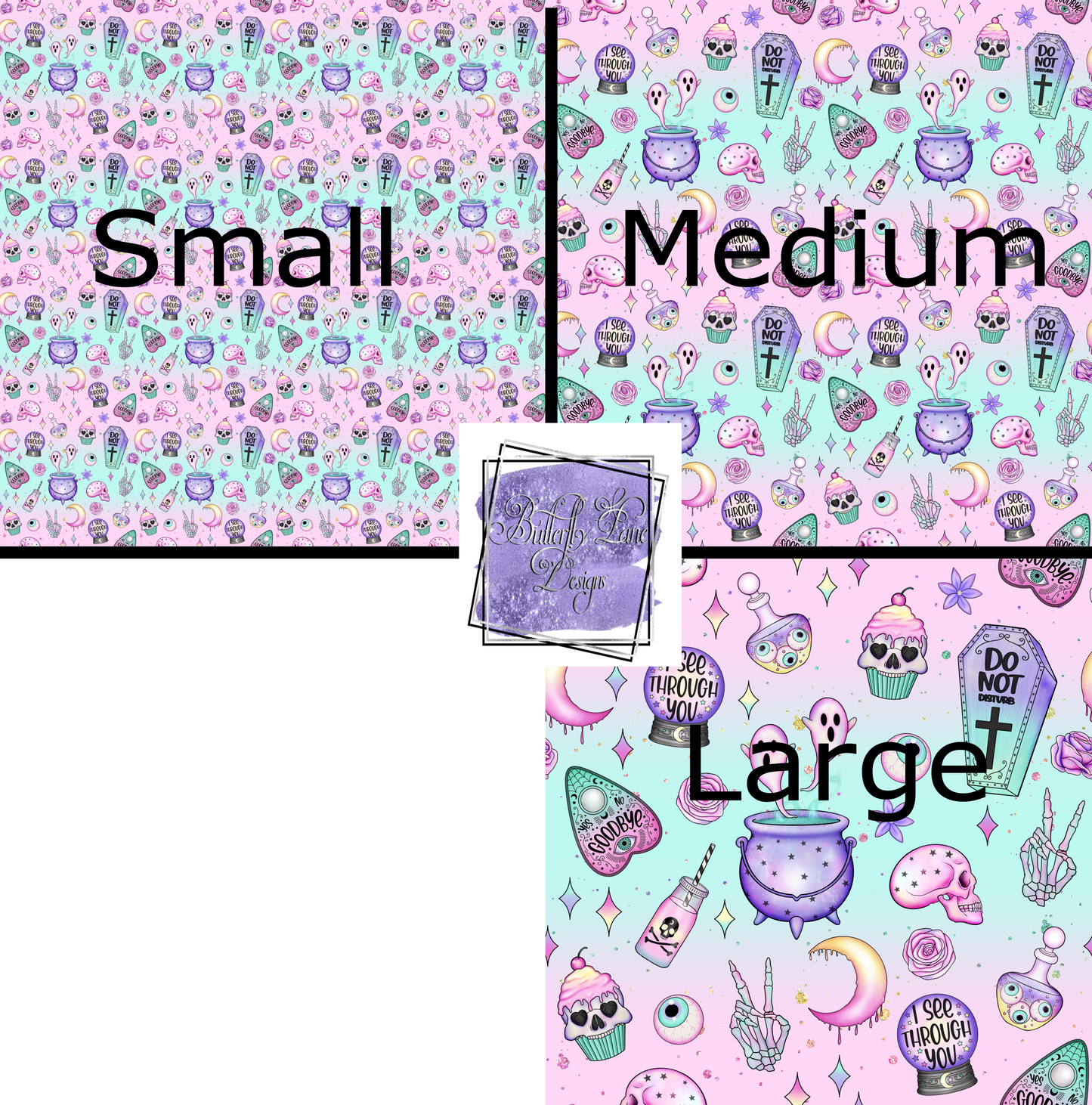 Halloween Spooky Pastels 02 PV 288 Patterned Vinyl