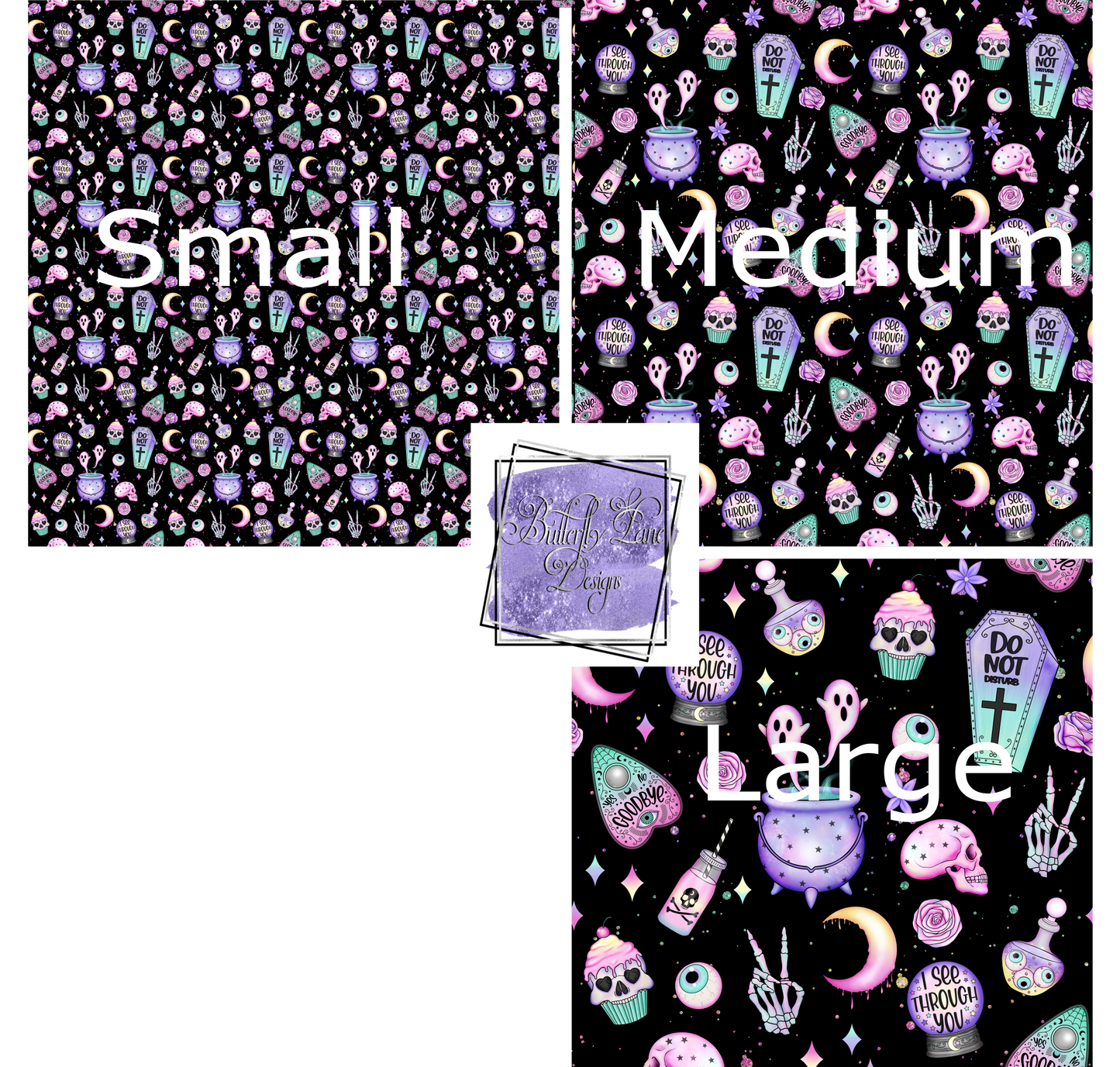 Halloween Spooky Pastels 03 PV 289 Patterned Vinyl