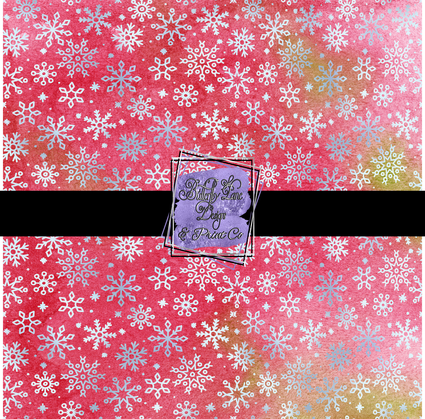 Pink-Green texture with snowflakes PV 294 Patterned Vinyl