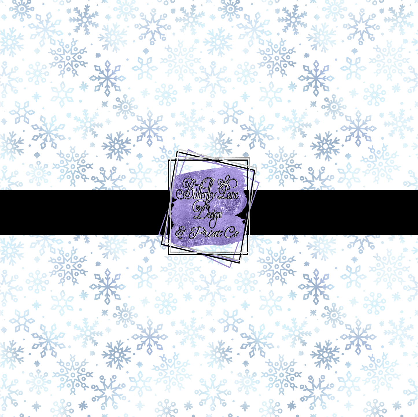 Winter Snow flakes PV 302-T- Patterned Vinyl