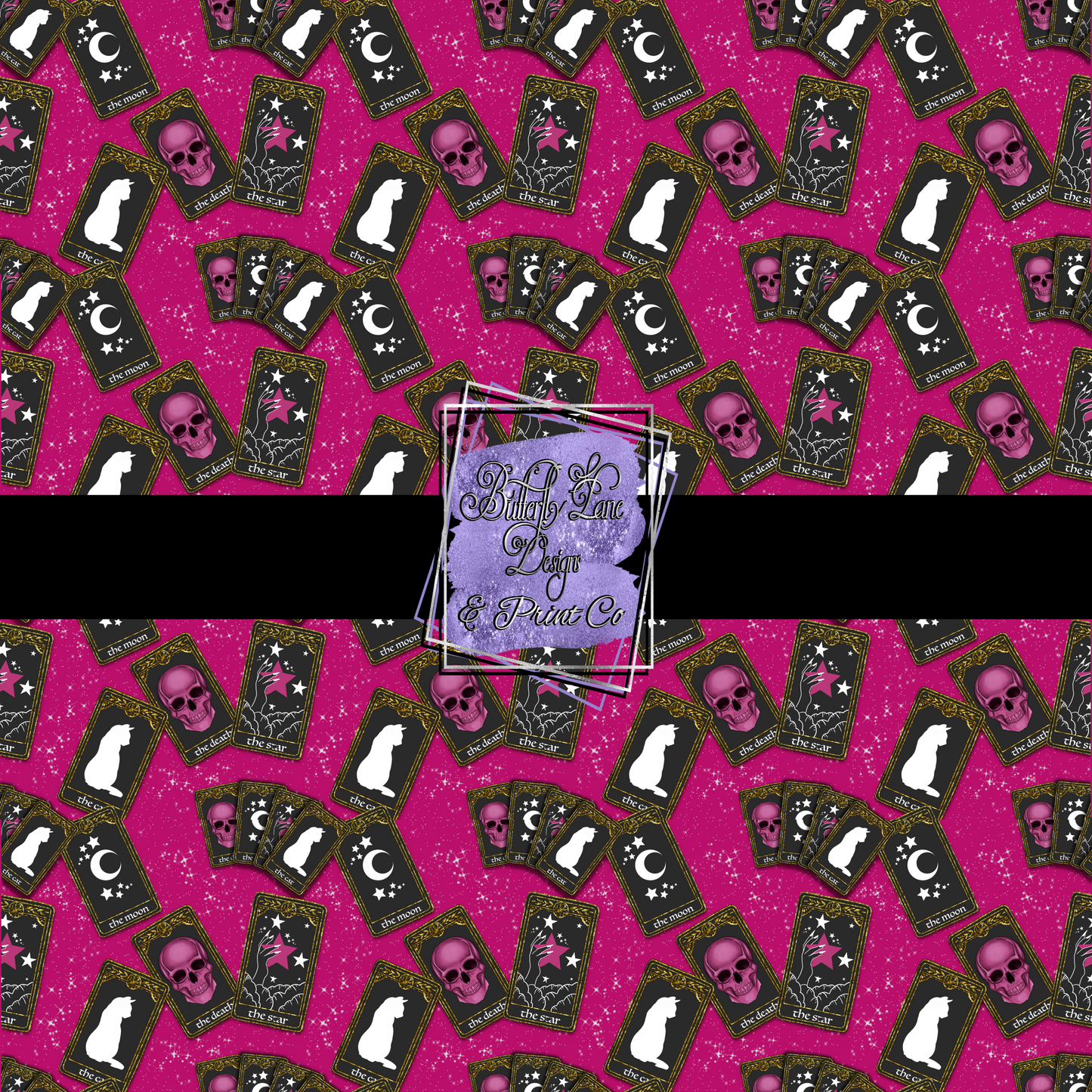 Pink Witchy Tarot PV 308 Patterned Vinyl