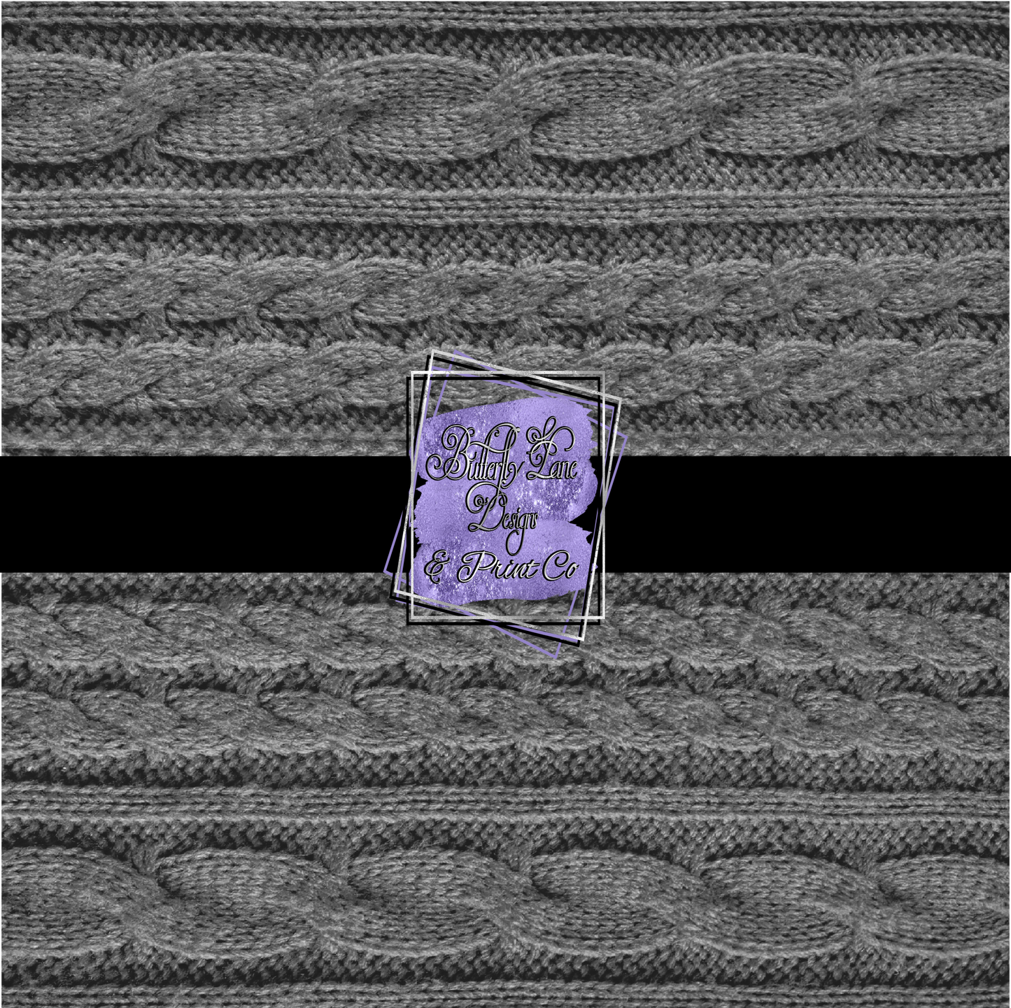 Light Grey Cozy Knit pattern PV 339 Patterned Vinyl