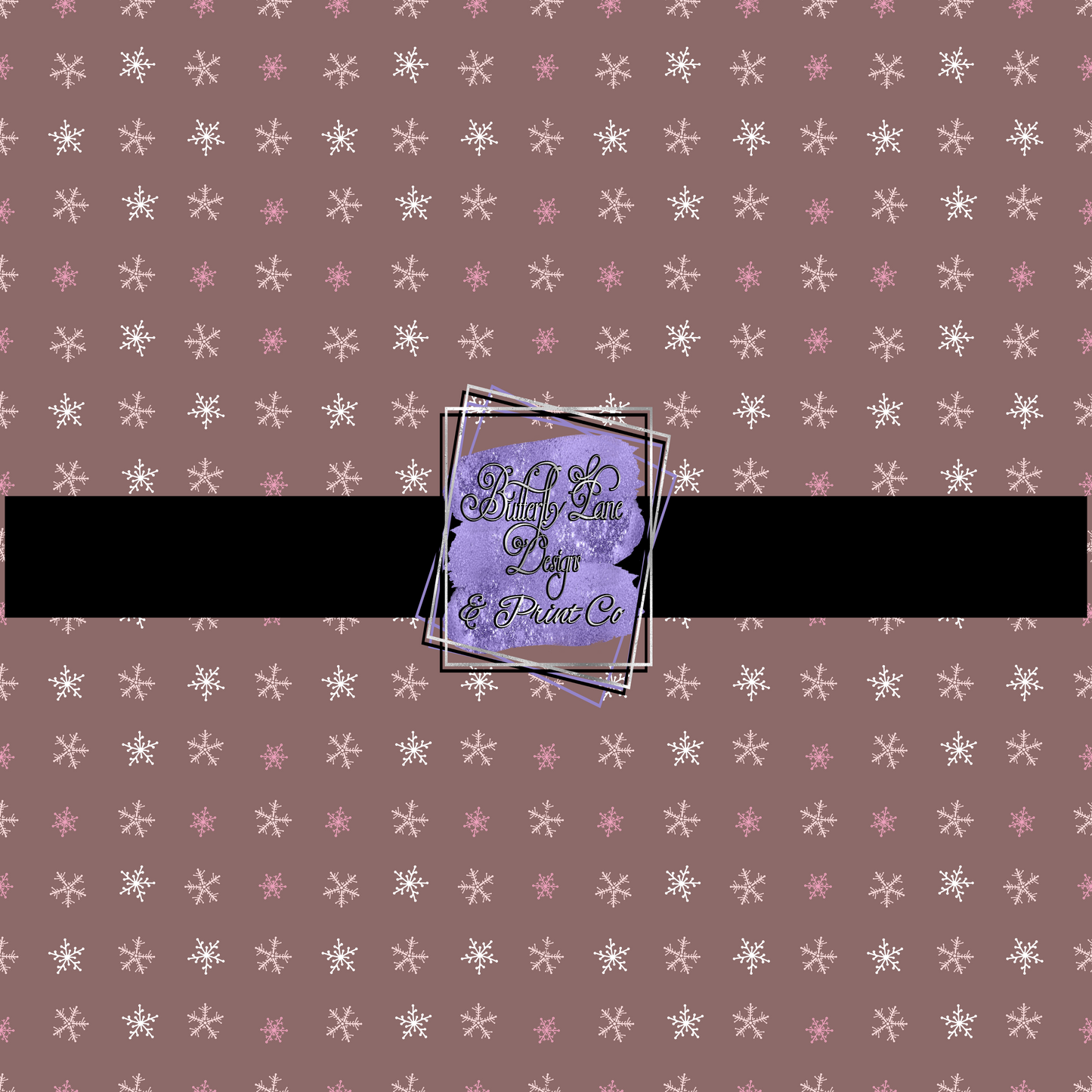 Snow Flakes_ Pink & Cream :: PV 357 Patterned Vinyl